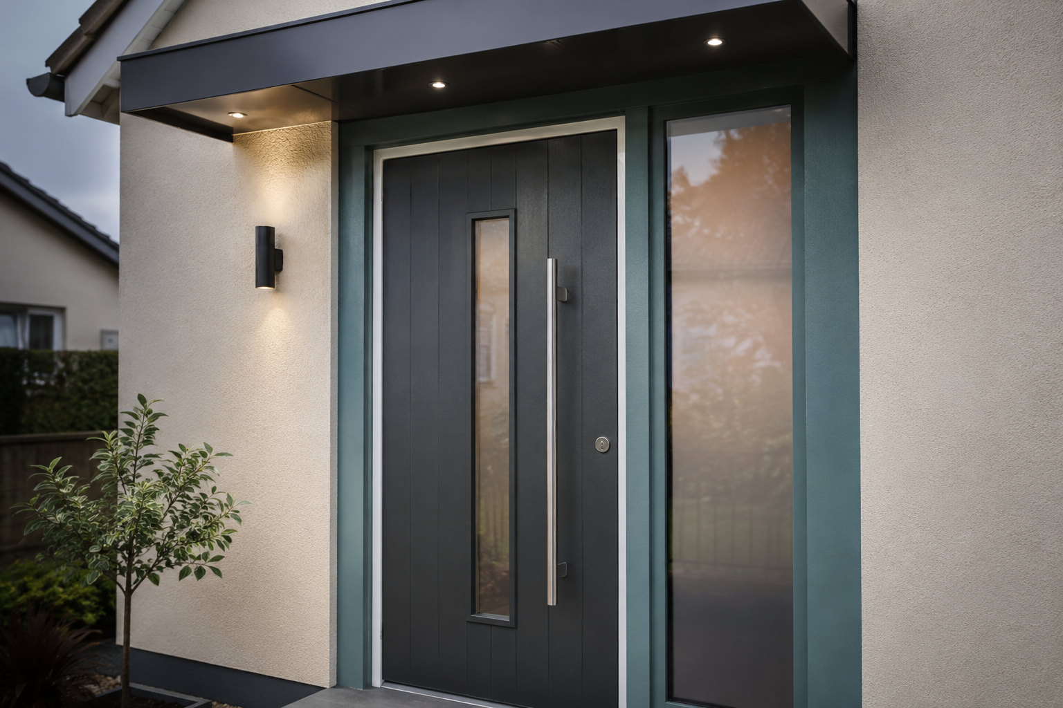 Refreshed residential entrance detail concept